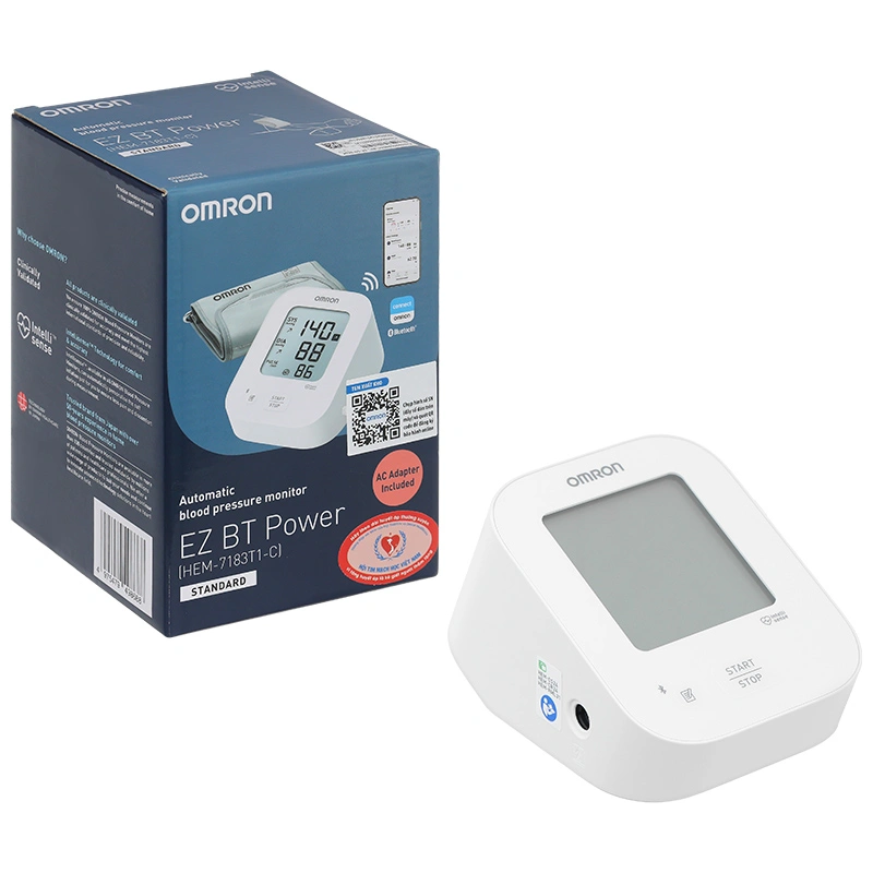 Máy đo huyết áp bắp tay Ez Bt Power Omron HEM-7183T1-C - 1